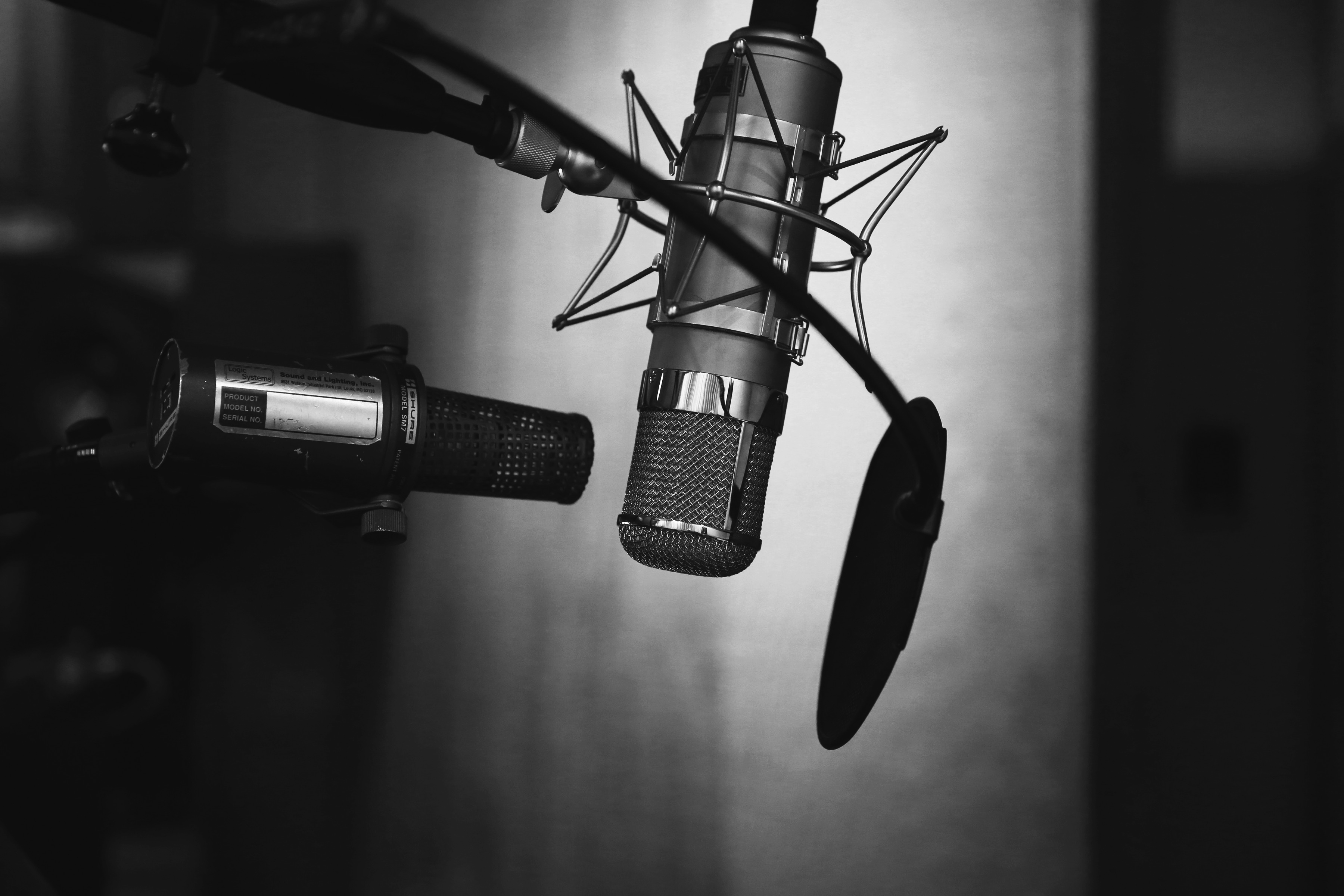 Studio Microphones Setup