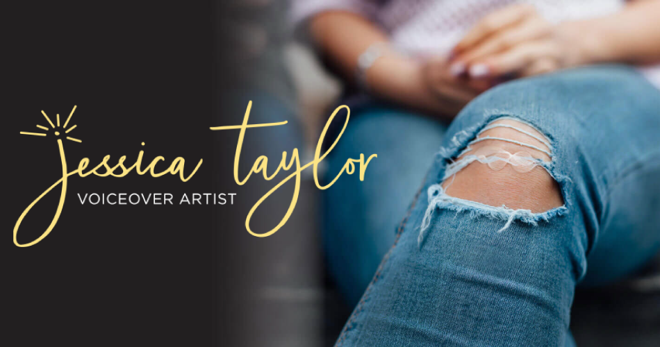 Jessica Taylor Voiceover Artist branding from her website